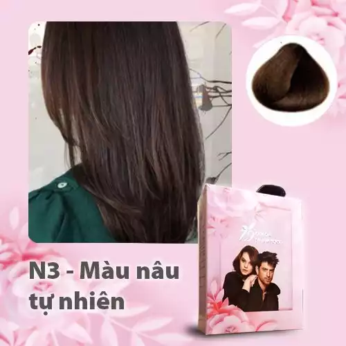 GỘI MÀU PHỦ BẠC - MÀU NÂU TỰ NHIÊN (Hộp 5 x 30ml)