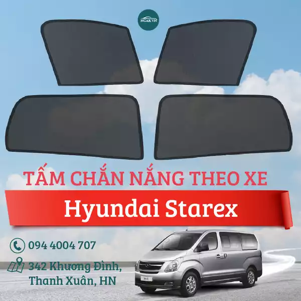  Tấm chắn nắng nam châm xe Hyundai Starex 2007-2018 
