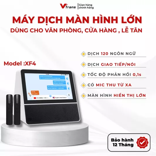 Product image - Máy Phiên Dịch Để Bàn XF4 ( Doanh Nhân )