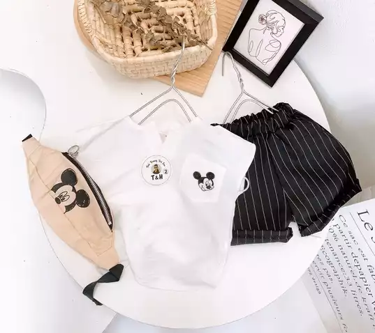 Product image - BỘ ĐŨI MICKEY THÊU KÈM TÚI