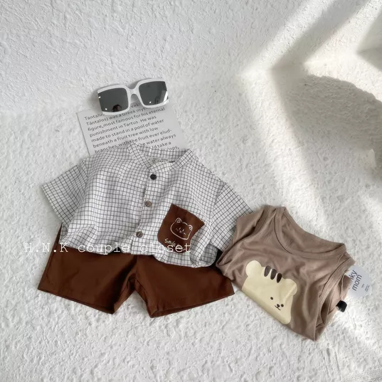 Product image - SÉT 3 CHI TIẾT SỌC SMILE BEAR