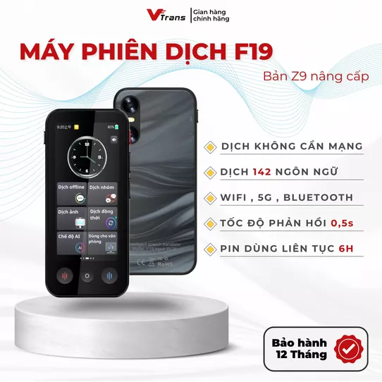 Product image - Máy Phiên Dịch Vtrans F19 ( Văn Phòng )