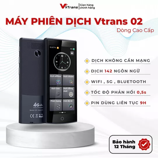 Product image - Máy Phiên Dịch Vtrans 02 ( Cao Cấp )