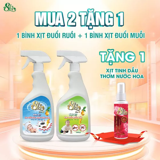 Product image - COMBO RUỒI + MUỖI SBIO 500ML