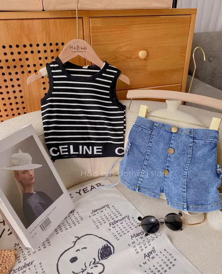 Product image - 632- BỘ BA LỖ QUẦN BÒ 3 CÚC CÓ DÂY RÚT Ở QUẦN