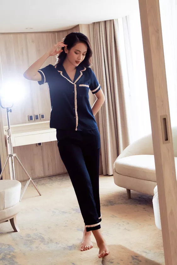 Product image - Bộ ngủ quần cộc 2 dây