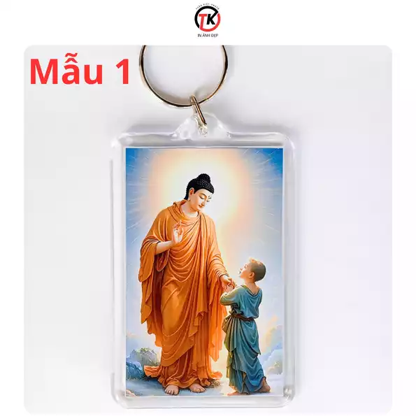 Product image - Móc khóa in hình Phật, Thần tài, Bồ tát