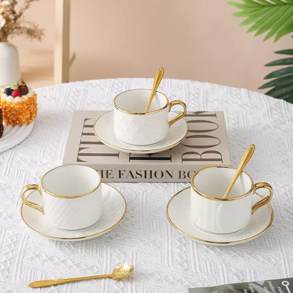 Product image - Royalty Gold Rim Cups and Saucer
