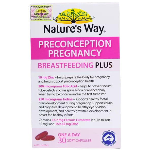 Product image - Nature's Way PreConception+Pregnancy+Breastfeeding Plus (online)