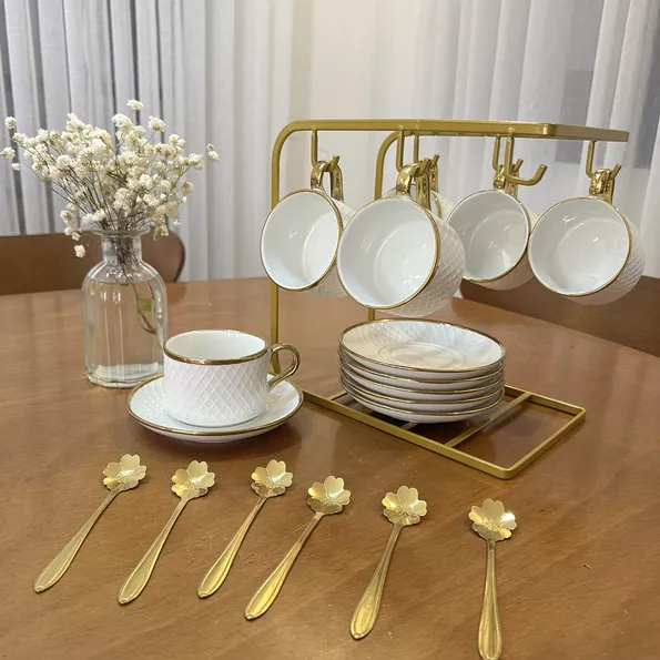Product image - 19-piece Coffee Set with Rack