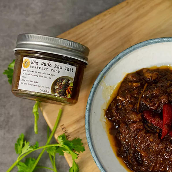 Product image - Mắm Ruốc Xào Thịt 450g – Đậm Vị Miền Trung, Ăn Là Ghiền