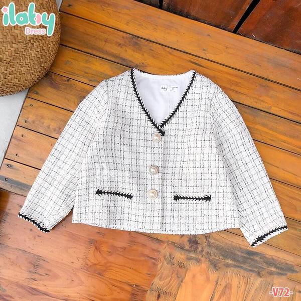 Áo dạ phối dây