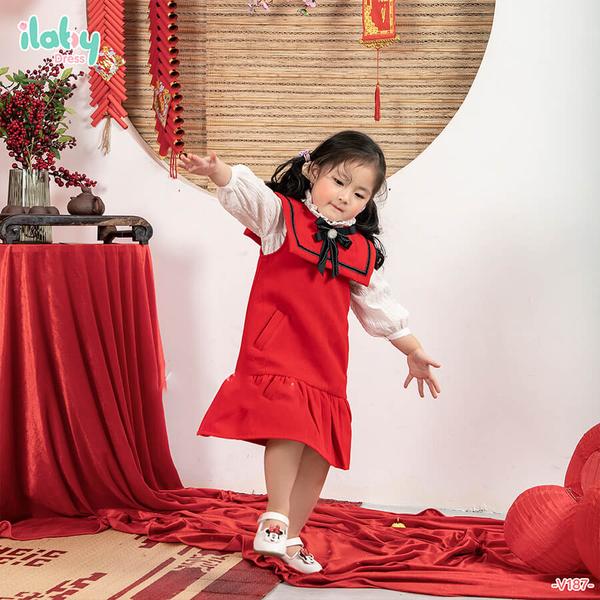 Váy dạ cổ thủy thủ