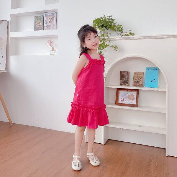 Váy 2 dây phối bèo