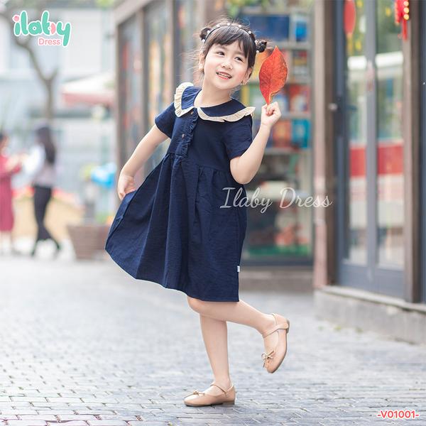 Váy đũi cổ bèo 1 lớp