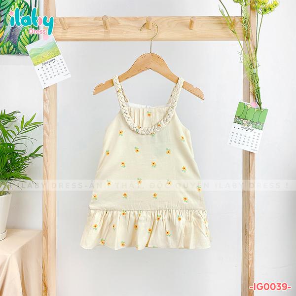 Váy phối dây tết