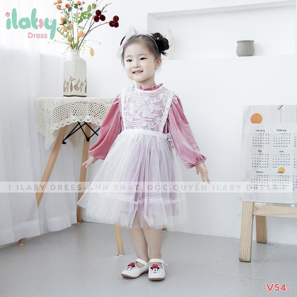 Set váy nhung phối tutu