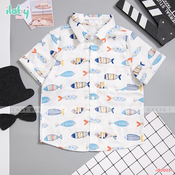 Áo sơ mi con cá