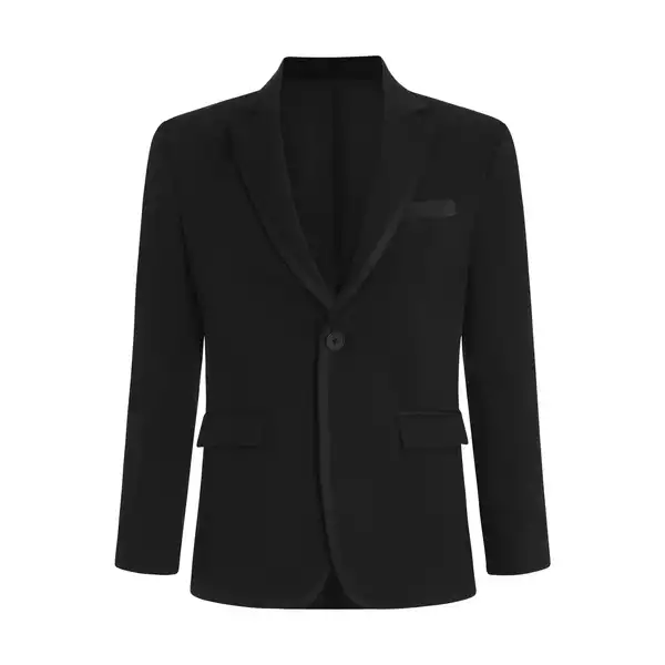 NOTCHED LAPEL SINGLE BREASTED BLAZER