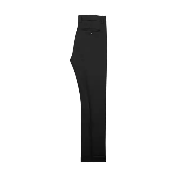 CUFF WIDE-LEG TROUSER