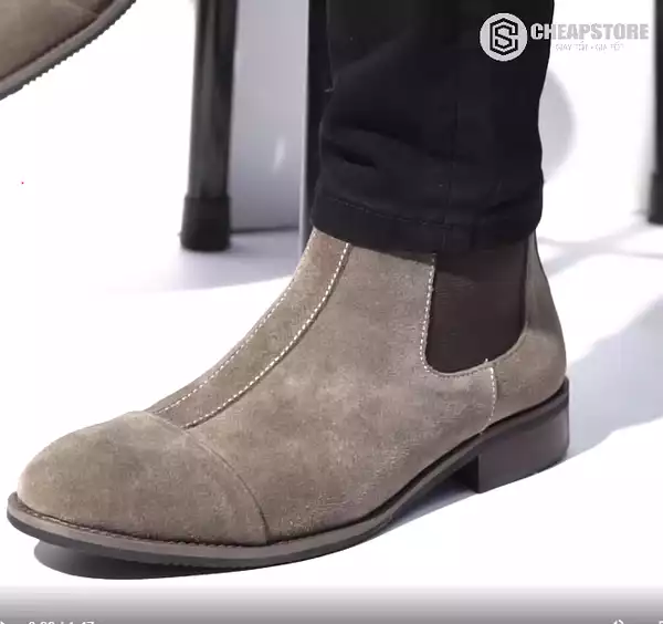 Chelsea boots da lộn CS620