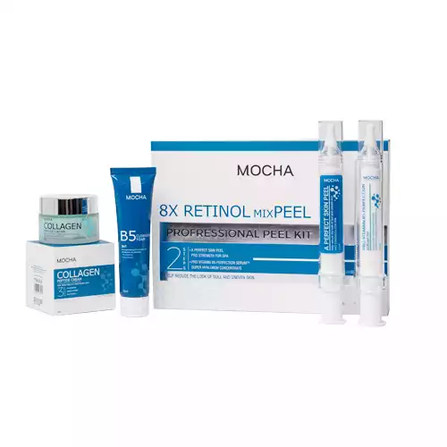 retinol mix peel combo mocha hỗ trợ giảm thâm mụn sáng da