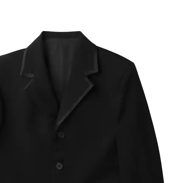 NOTCHED LAPEL SINGLE BREASTED COAT