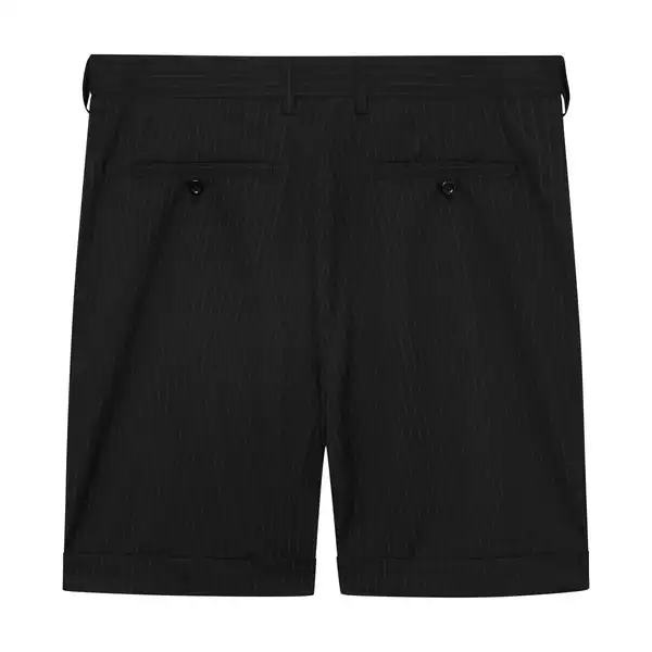 TWO-TUCK PINSTRIPE SHORT
