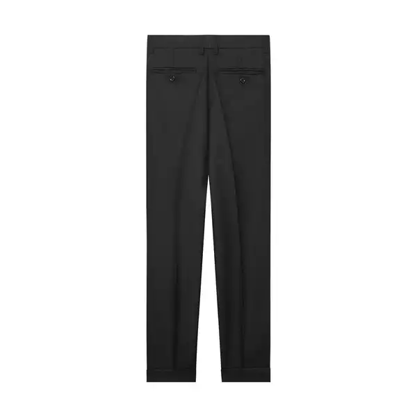 CUFF WIDE-LEG TROUSER