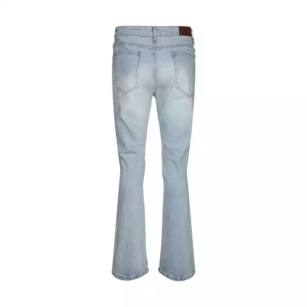 LIGHT FALL BLUE FLARED JEANS