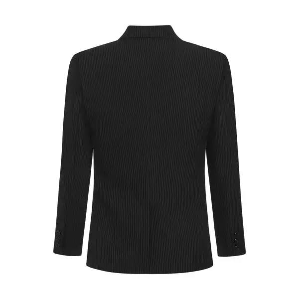 DOUBLE-BREASTED PINSTRIPE JACKET