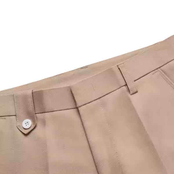 CUFF WIDE-LEG FLARED PANTS