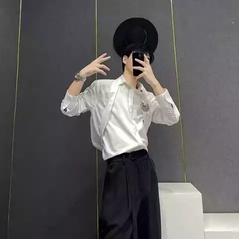 Áo Sơ Mi Vạt Vai