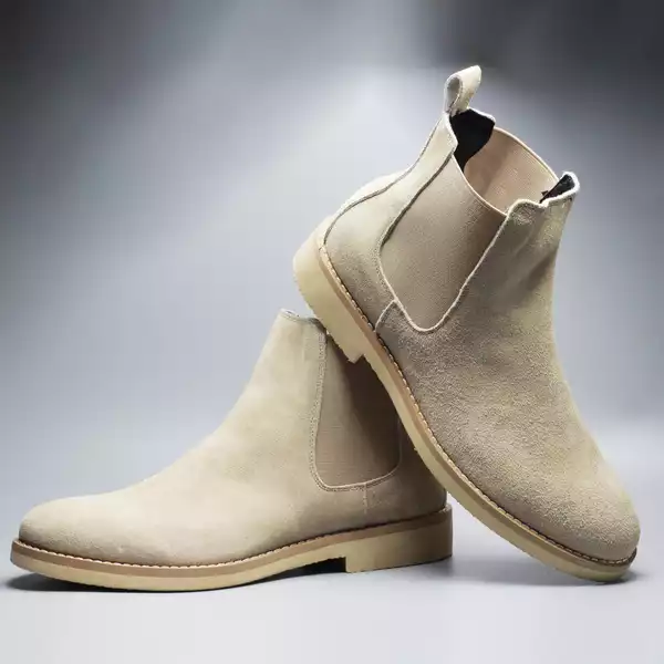 Chelsea boots da lộn CS613