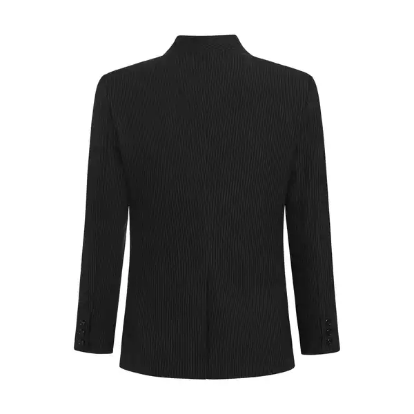 SINGLE-BREASTED PINSTRIPE JACKET