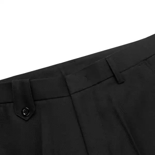 CUFF WIDE-LEG FLARED PANTS