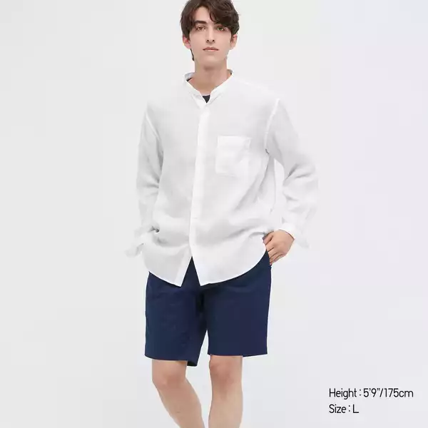 Quần short in hoạ tiết dáng slim fit co giãn