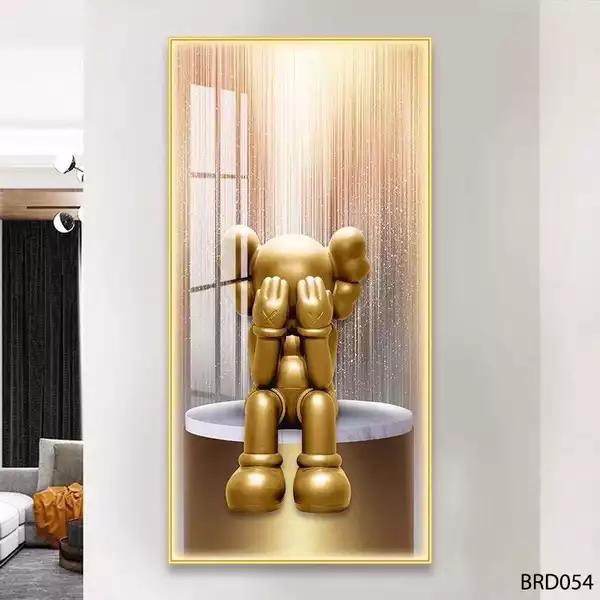 Bộ tranh tráng gương Bear brick 3