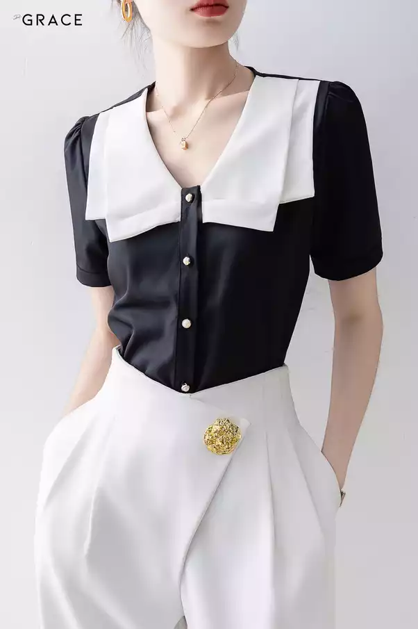 Product image - Sơ mi cộc tay chất lụa Hàn - SM042