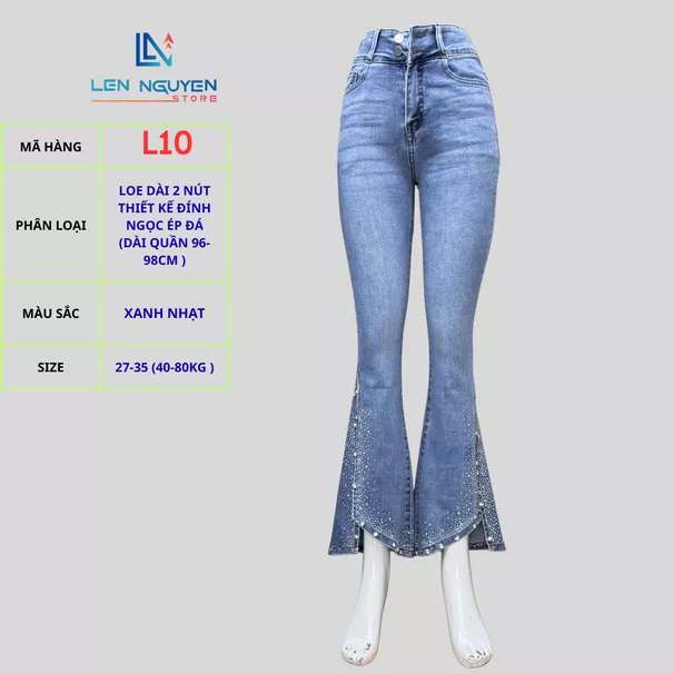 Product image - L10 Quần Jean Loe Dài