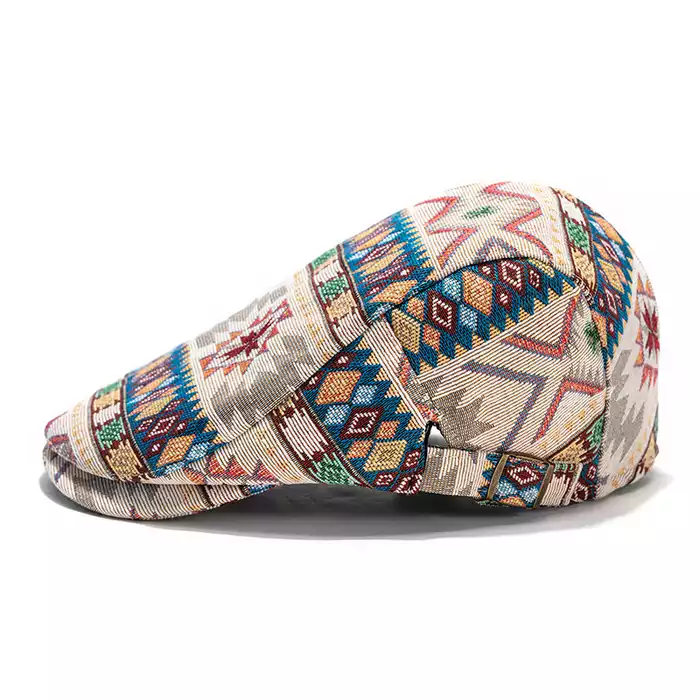 Mũ beret hoạ tiết thổ cẩm HZ2528