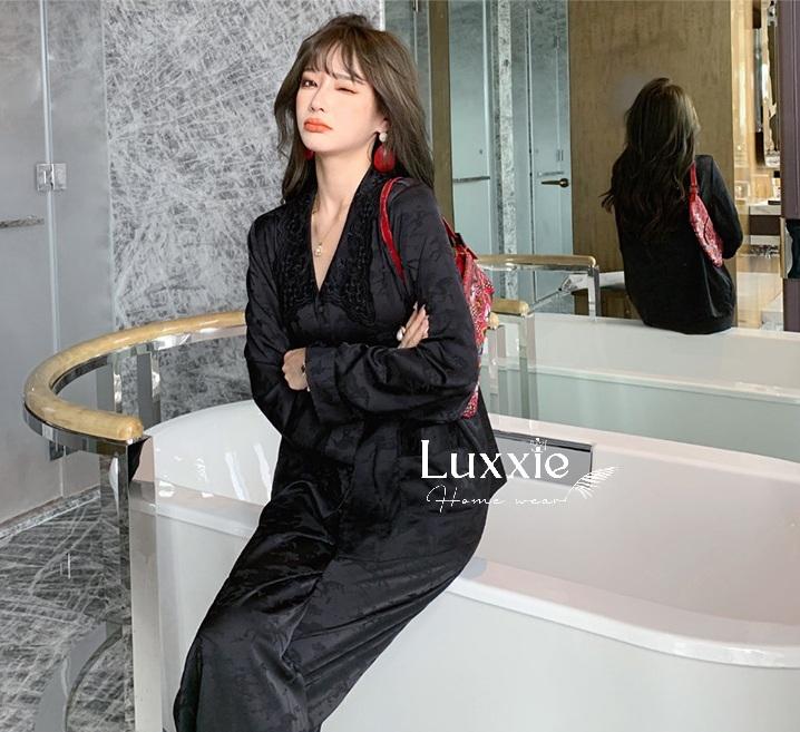 N93 Pijama lụa gấm hoàng mã_11