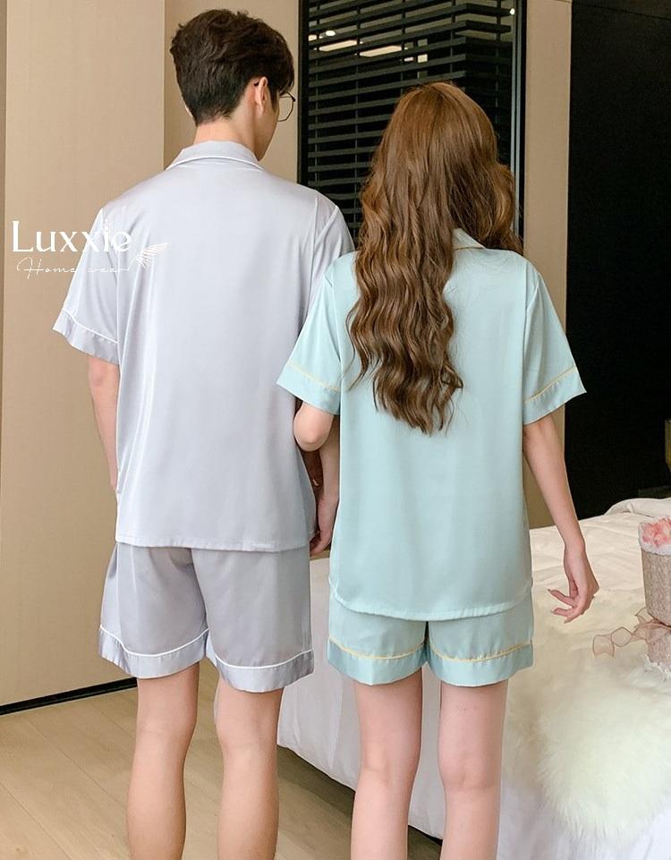 N39C Pijama Lụa túi gấu cộc tay quần đùi_9