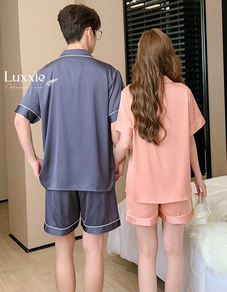 N39C Pijama Lụa túi gấu cộc tay quần đùi_4