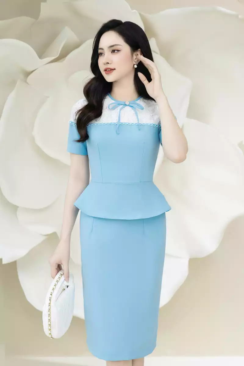 50+ Mẫu váy đầm công sở nữ được yêu thích nhất | VINA® UNIFORM