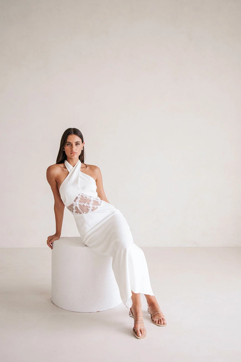 sachin and babi light blue dress White Dresses | Shop Elegant White Dresses Online in Australia main image 1