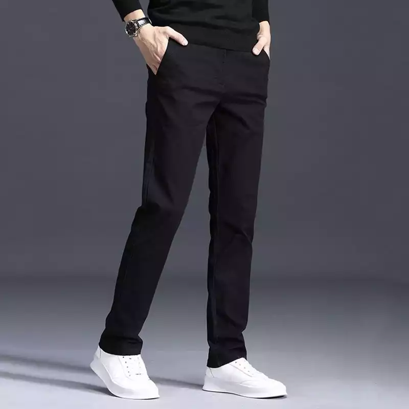 Quần kaki nam Đen