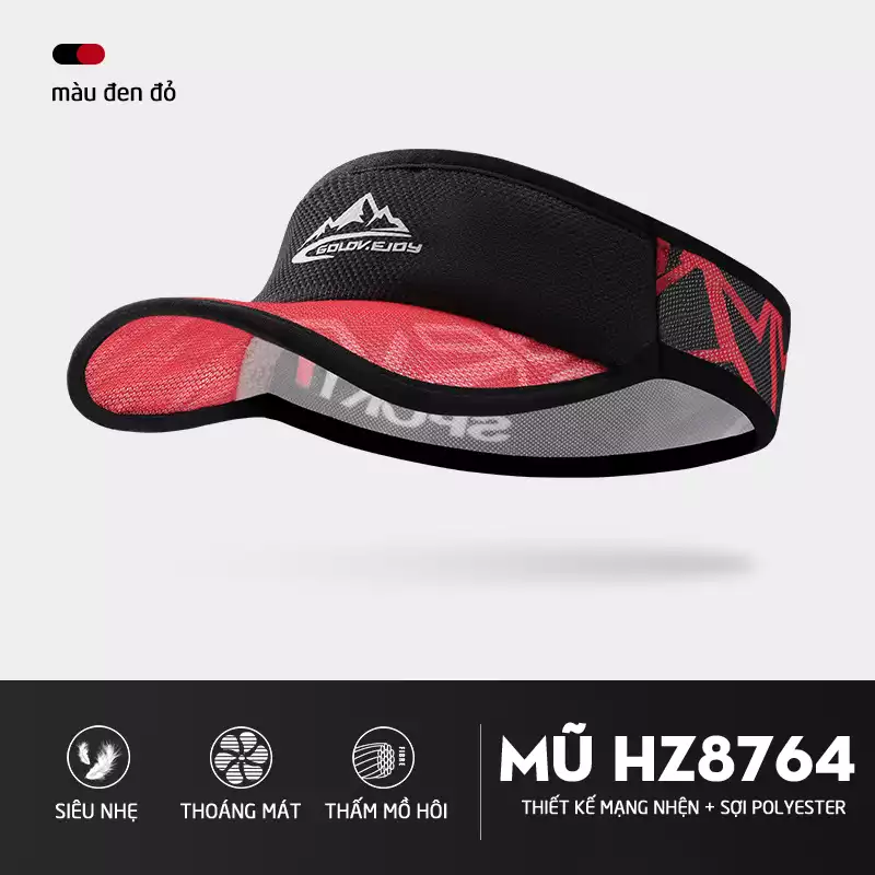 Mũ chạy bộ, thể thao nửa đầu HZ8764_7