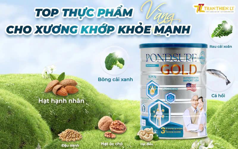 TOP THỰC PHẨM VÀNG CHO XƯƠNG KHỚP KHỎE MẠNH