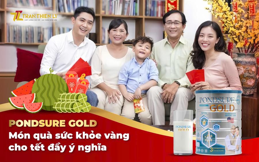 Pondsure Gold – Món Quà Sức Khỏe Vàng Cho Tết Đầy Ý Nghĩa 🌸